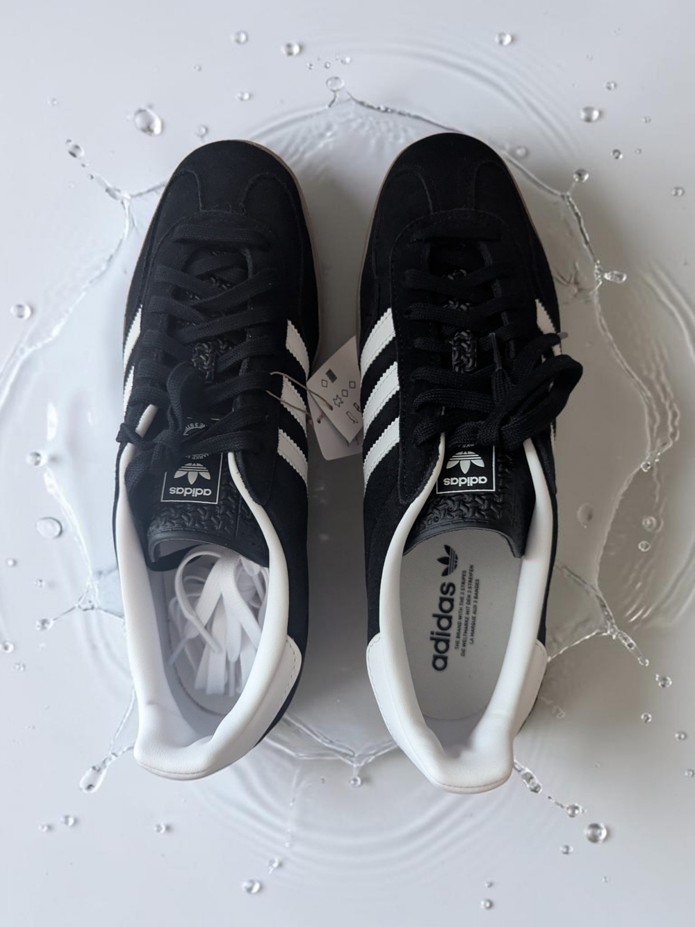 Adidas Gazelle Indoor Core Black White Gum Men's Sneaker J12060 Size 11.5 - Picture 5 of 8